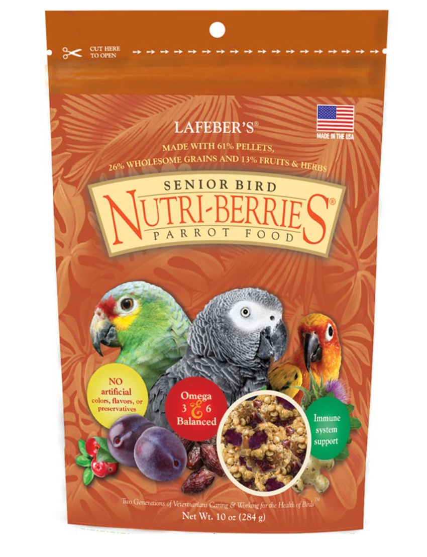 Nutriberries senior papegaai